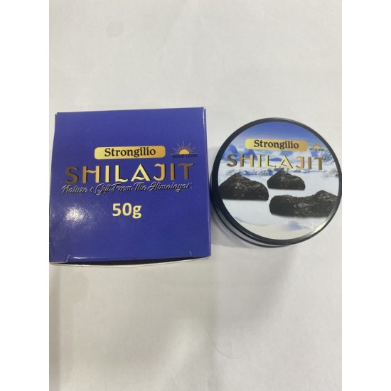 Strongilio Shilajit Resin, Shilajit for Men & Women, Shilajit Pure Himalayan Organic - 600mg Potency Gold Grade, with 85+ Trace Minerals, Fulvic & Humic Acid, for Stamina, Immunity & Strength