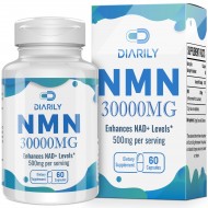 Diarily NMN Supplement 30000mg per bottles (60 Count(Pack of 1)) Diarily NMN Supplement 30000mg per bottles (60 Count(Pack of 1))