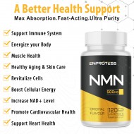 Enprotess NMN Supplement 500mg (120 Lozenges(Pack of 1))