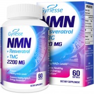 Gyriesse NMN 500mg + Trans-Resveratrol 1200mg Plus TMG 500mg (60 Softgels(Pack of 1)) Gyriesse NMN 500mg + Trans-Resveratrol 1200mg Plus TMG 500mg (60 Softgels(Pack of 1))