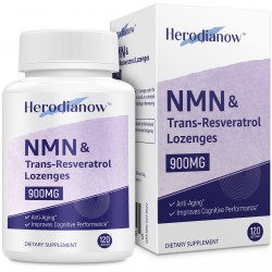 Herodianow NMN Trans-Resveratrol Supplement 900mg per bottles (120 Lozenges(Pack of 1)) Herodianow NMN Trans-Resveratrol Supplement 900mg per bottles (120 Lozenges(Pack of 1))